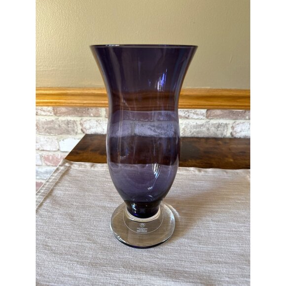 Limited Edition Princess Diana Charity Vase The Work Continues Amethyst Glass - Picture 2 of 15